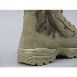 MilTec ботинки тактические кожа/кордура Multicam с молнией (12822141)